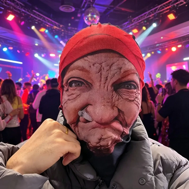 2026 New Halloween Mask for Cosplay Role Play Masquerade Costumes Dress Up Celebrity Realistic Face Masks Balaclava Headgear