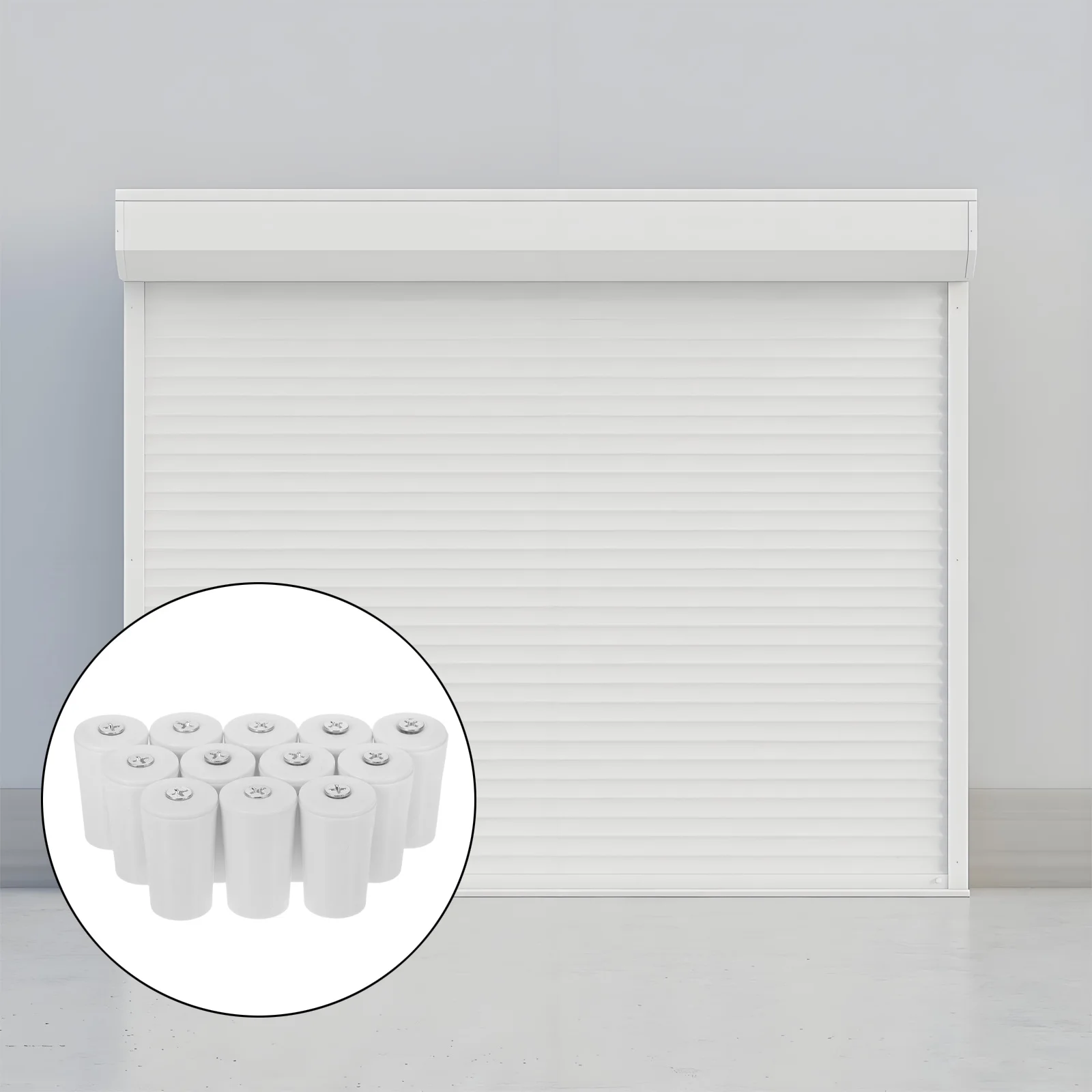 

12Pcs Roller Shutter Stopper Plastic Buffer Replacement Window Blind Stoppers Easy Installation Nut Core Cap Plug