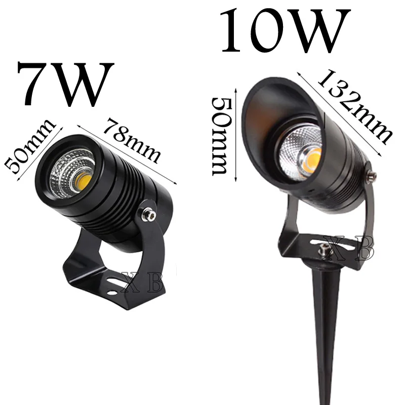 3W 5W 7W 10W LED Garden Lawn Lamp Outdoor LED Spike Light Waterproof Lighting Led Light Garden Path Spotlights AC110V 220V DC12V