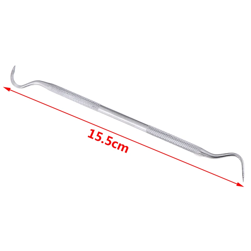 

●1Pcs Double-ended Design Stainless Steel Tartar Removal Tool Scraper Dental Plaque Remover Tooth Care Tool Teeth Cleaning Tool