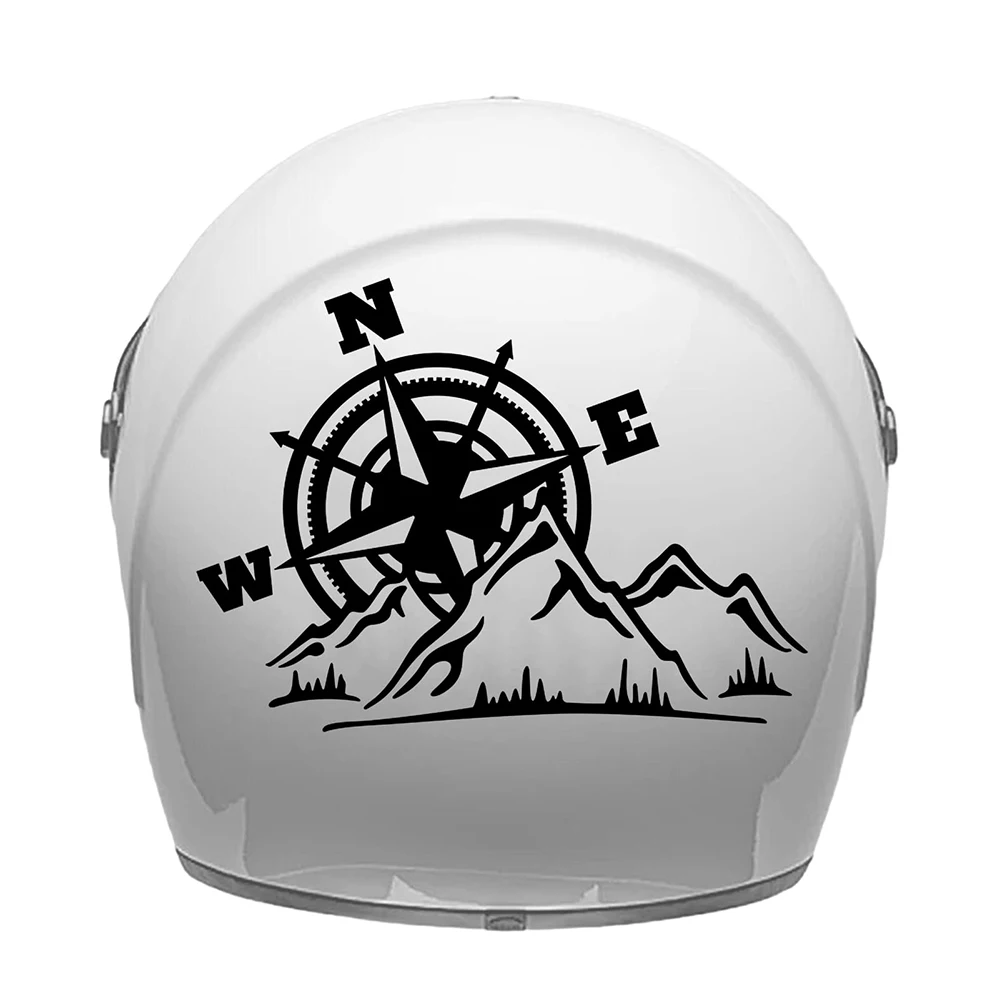 

For BMW S1000RR R1250GS F900R R1200GS Reflective Motorcycle Stickers Jungle Adventure Compass Moto Helmet Decal Accessories