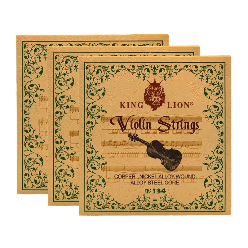 V134 Copper-Nickel Wound Violin String Set product image
