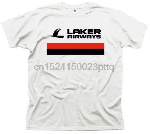 Retro Vintage Laker Airways Tshirtpan Am Boac Twa T-Shirt  Short Sleeve Fashion Print T Shirt Unisex Tees