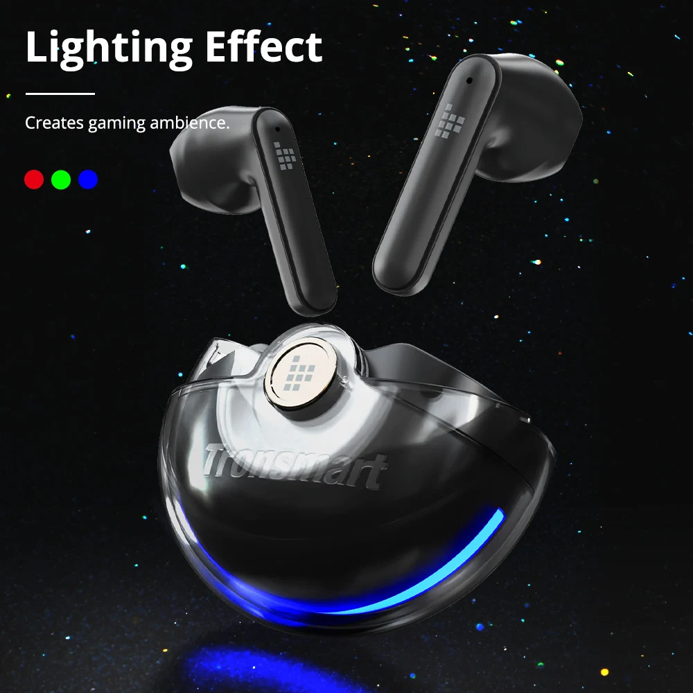 Battle Bluetooth Earphones Wireless Gaming Headphone with Ultra-Low Latency,20-hour Playtime,Support Music/Gaming Mode