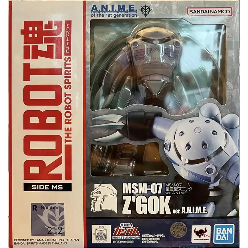 Bandai-Kit de modelo Gundam Roboto Spirits RX-78-2 Zgok Gouf Zaku 2 Gelgoog Char, figura de Anime Gunpla, juguetes de figuras de acción, regalo para niños