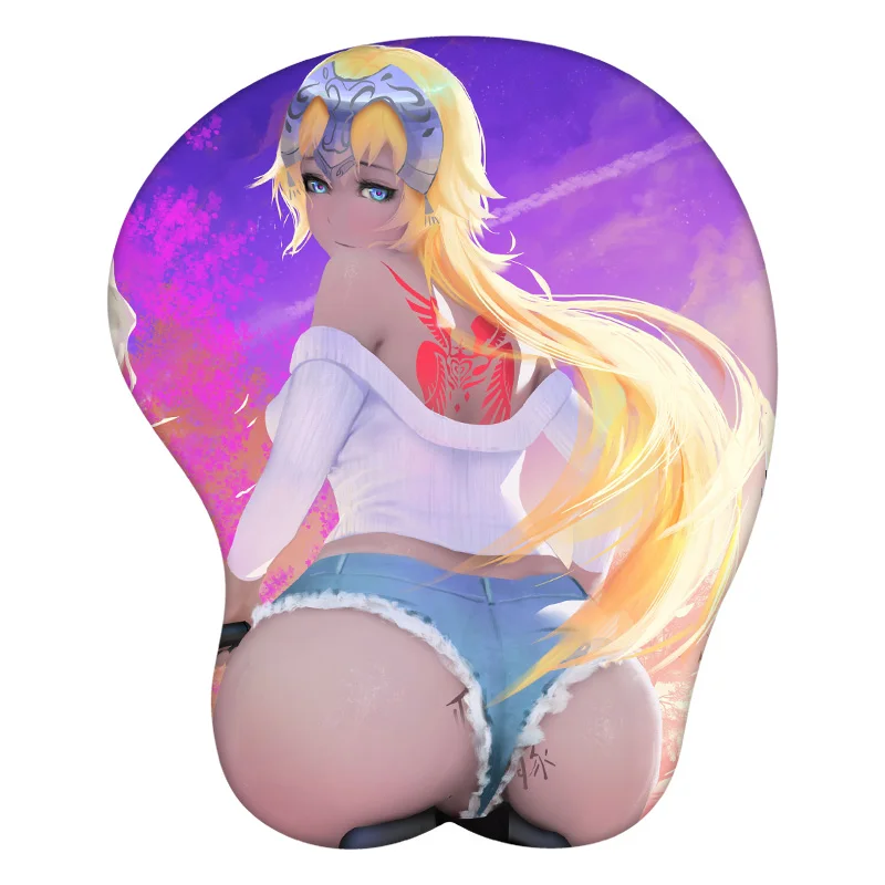 

3D Mouse Pad Altria Pendragon Fate Anime Mousepad Wrist Rest Silicone Sexy Creative Gaming Mat Gift