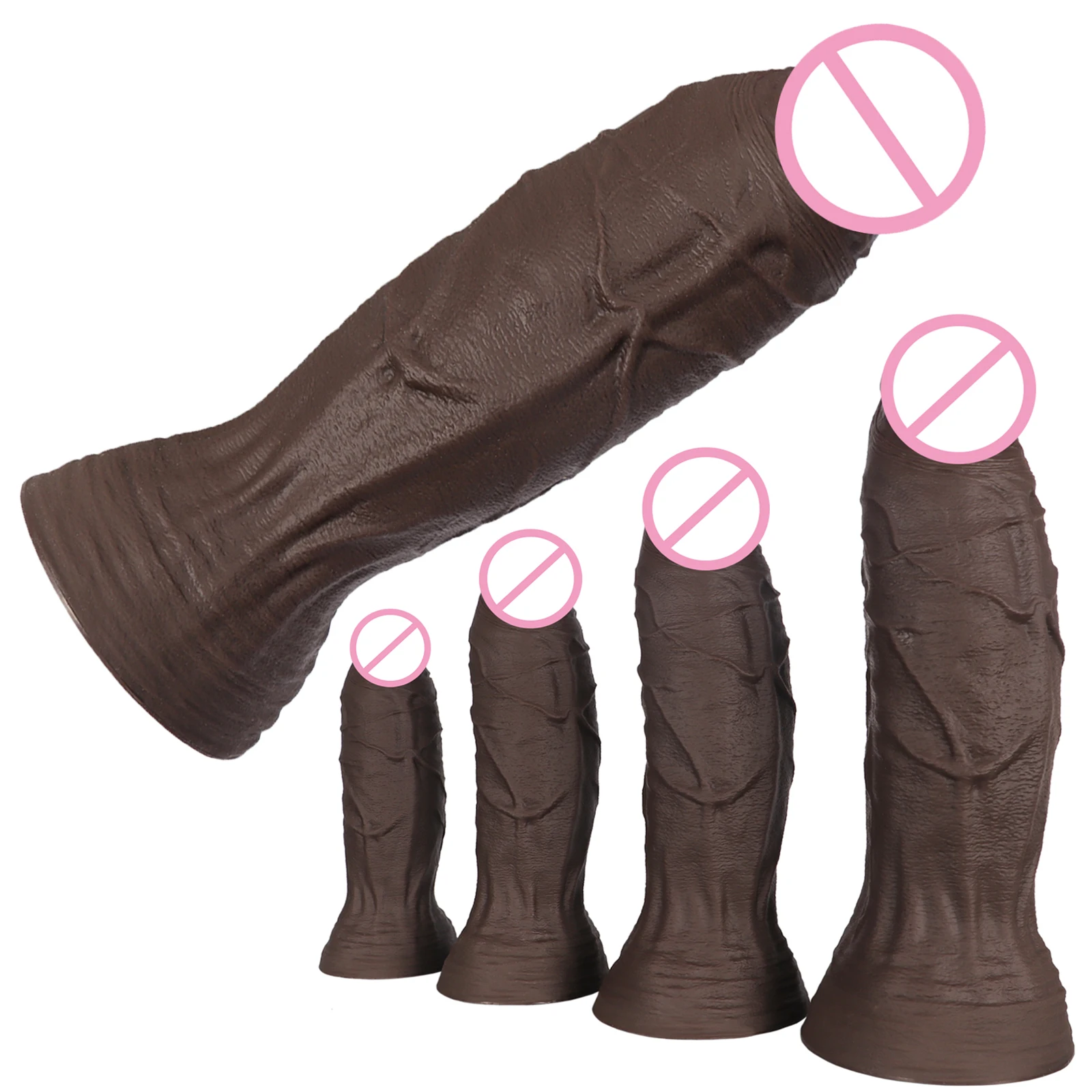 Silicone Dildo With Suction Cup Vaginal Stimulation Masturbator Realistic Thick Penis Big Cock Adult Toys For Women Sex Toys 18+