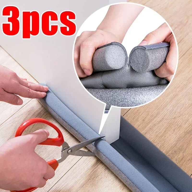 3/1PC Flexible Under Door Draft Stopper Door Bottom Seal Strip Weather Strip Thicker Anti-Cold Gap Blocker Sealing Weather Strip