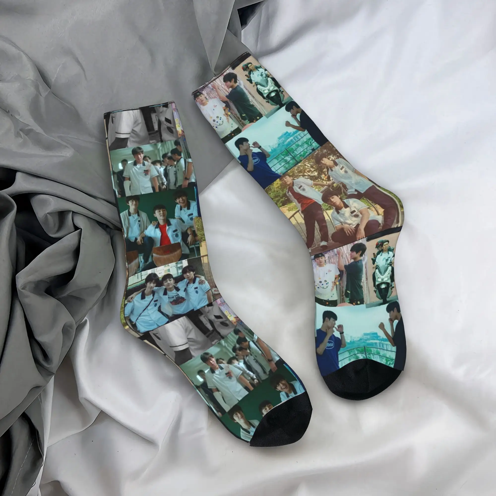 

Чулки Weak Hero Class 2, женские и мужские носки, теплые мягкие корейские носки, осенние уличные носки с защитой от пота, подарок