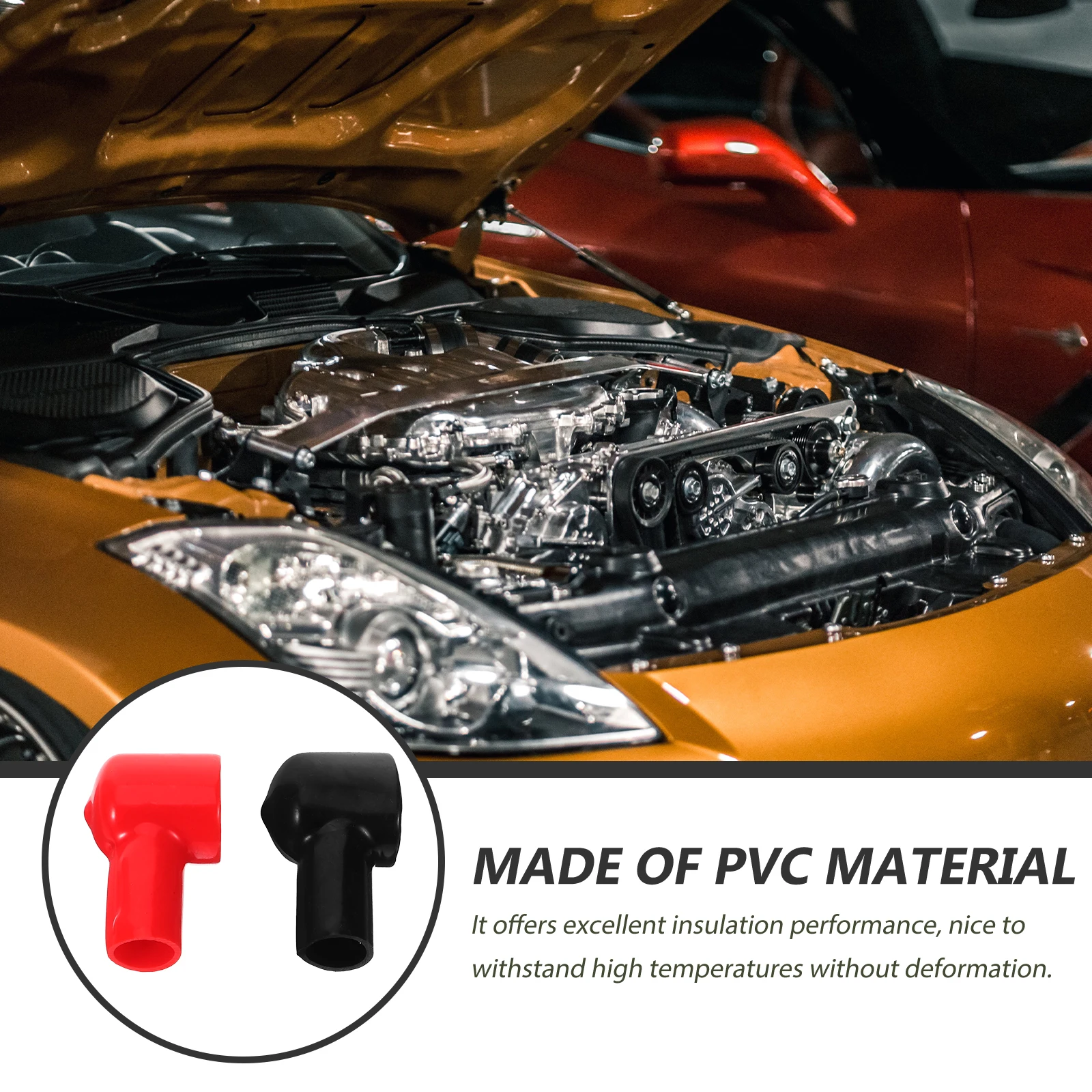 

20pcs Terminal Covers PVC Protector Insulating Case Shims for Car Marine Truck Protection Kit Prevent Short