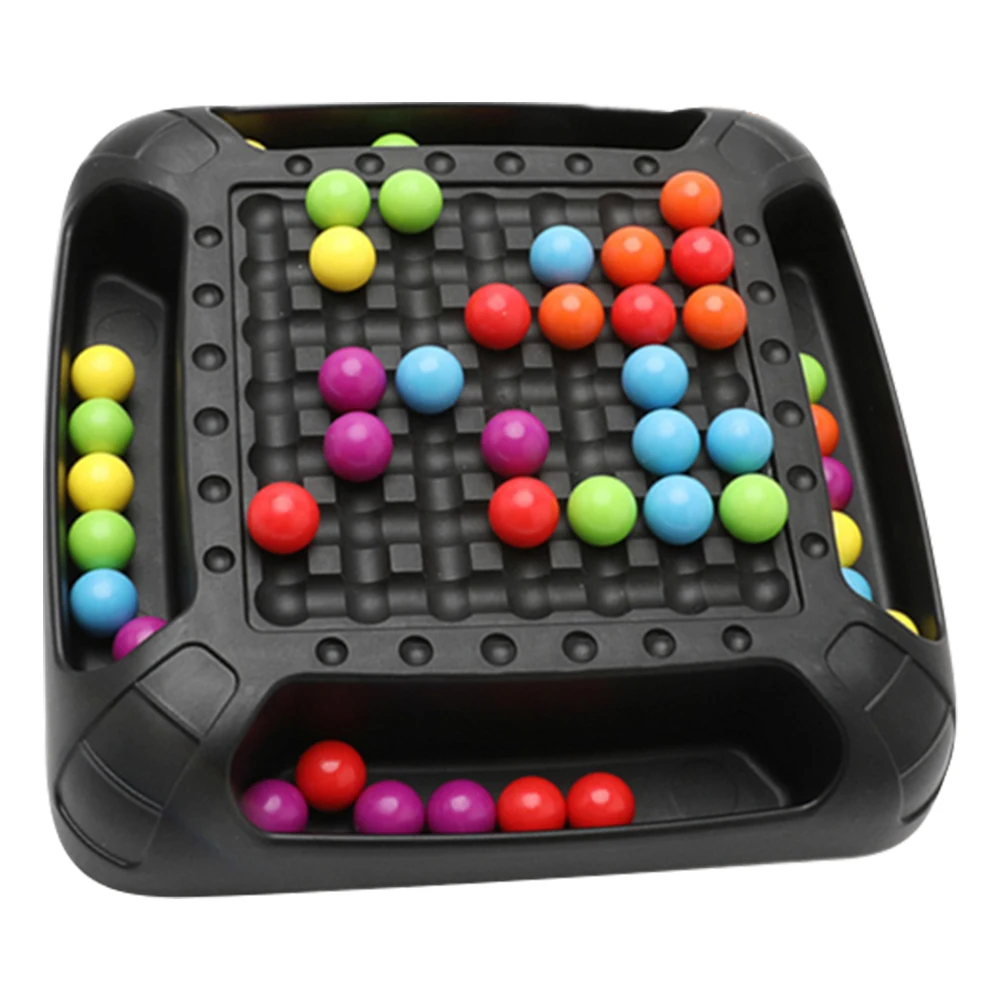 

1 Set happy to eliminate beans rainbow ball Plastic Chess Board Desktop toy Parent-child interact Educational Toy