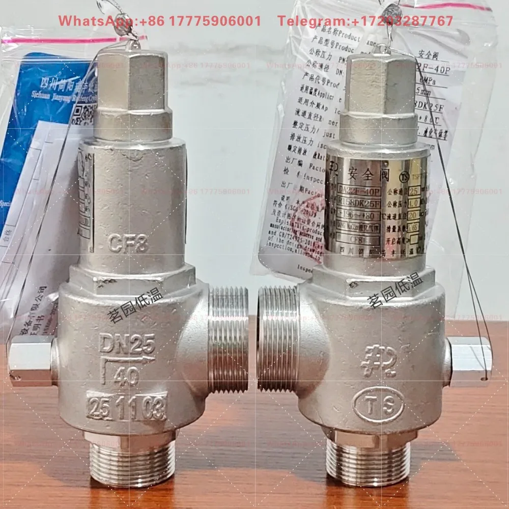 Cryogenic Valve DA22F-25P/40P Stainless Steel Safety Valve Storage Tank, Pipeline Pressure Relief Valve