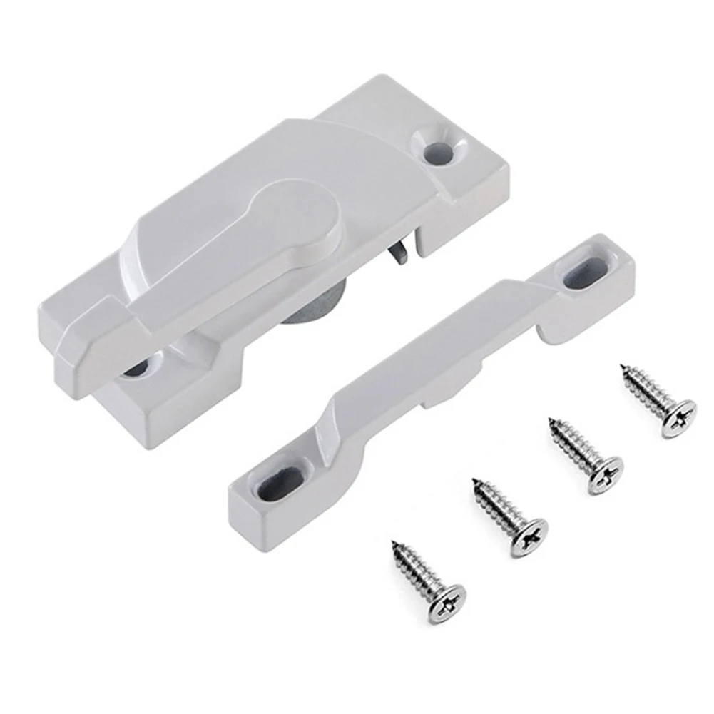 Security Lock Vinyl Window Security Lock White Window Latch Replacement Humid Area Resistant Intrusion Design Security