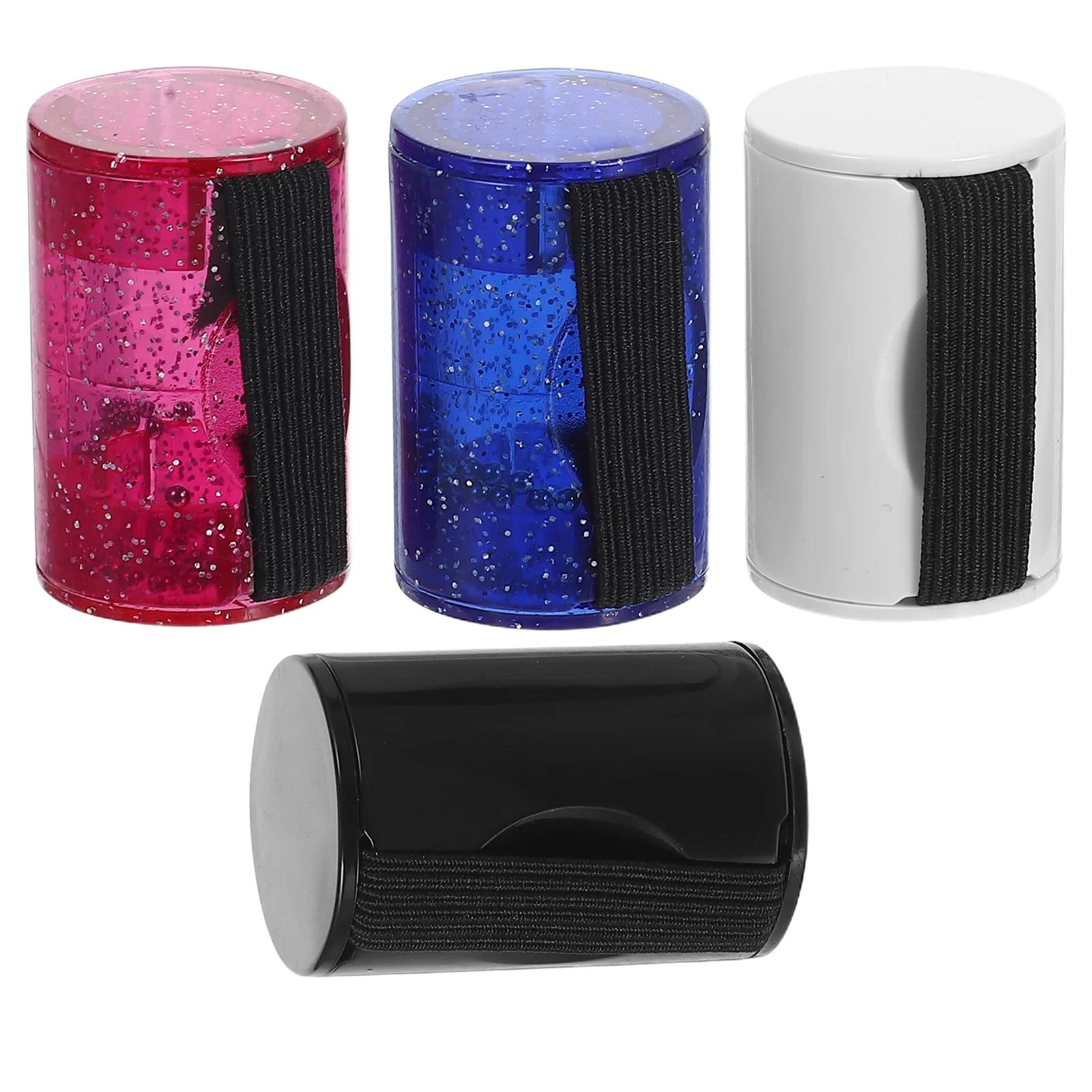 

4Pcs Finger Shaker Rhythm Sand Shaker Musical Instrument Finger Shot Ring for Guitar Ukulele Mandolin Banjo Accessories