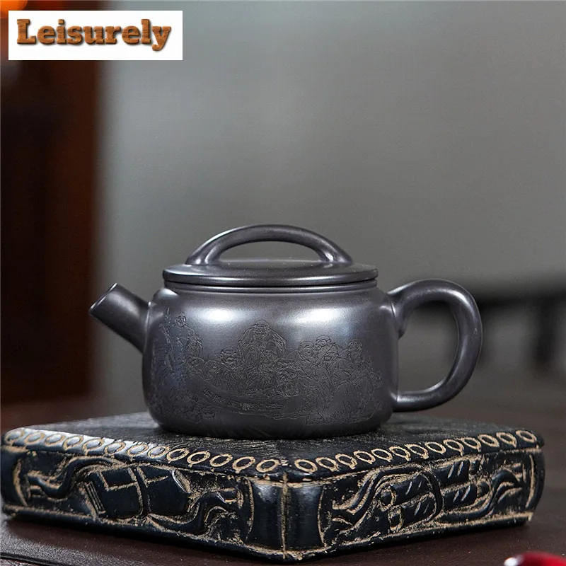 yfete-ing-theieres-en-argile-violette-pour-artistes-celebres-pot-a-buse-fait-a-la-main-pierre-de-minerai-brut-theiere-a-boue-jaune-bouilloire-service-a-the-zisha-300ml