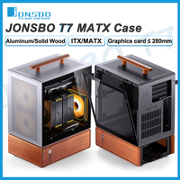 JONSBO T7 MATX Case Handheld Portable Desktop Computer Chassis ATX Power Supply Supports 280mm Graphics Card
