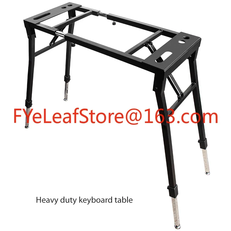 Folding Stand Music Keyboard Table Professional 61 76 88 Musical Instruments 5-Layer Brown Box Black Painting