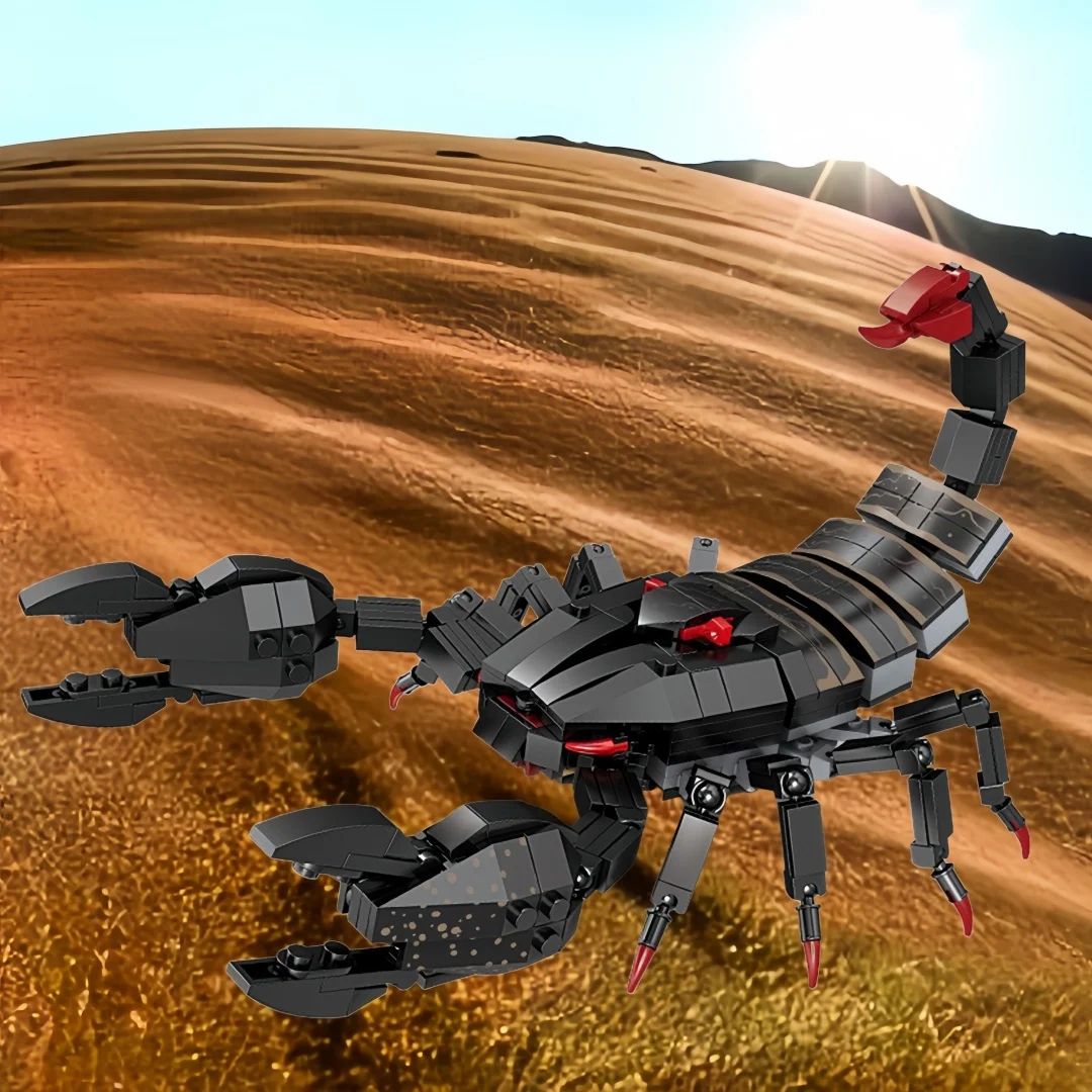 KNEW BUILT Trilobite Spider Centipede Scorpion Insect Model Building Block Toy-Sorrifying Prank Toy, Puzzle Assembly Gift for Kid