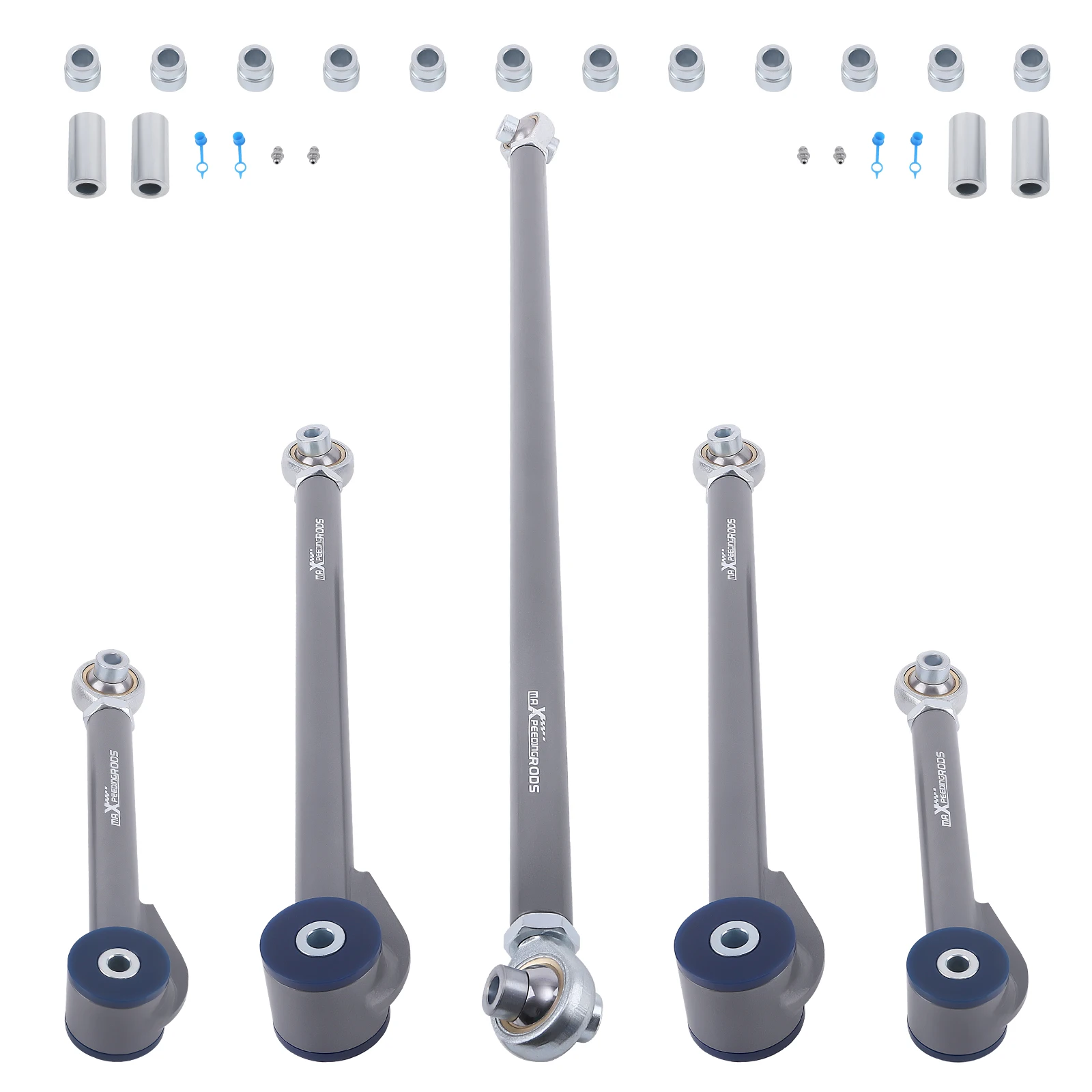 MaXpeedingrods Adjustable Rear Control Arm + Track Bar for Toyota 4-Runner 1996-01 2002 2WD 4WD