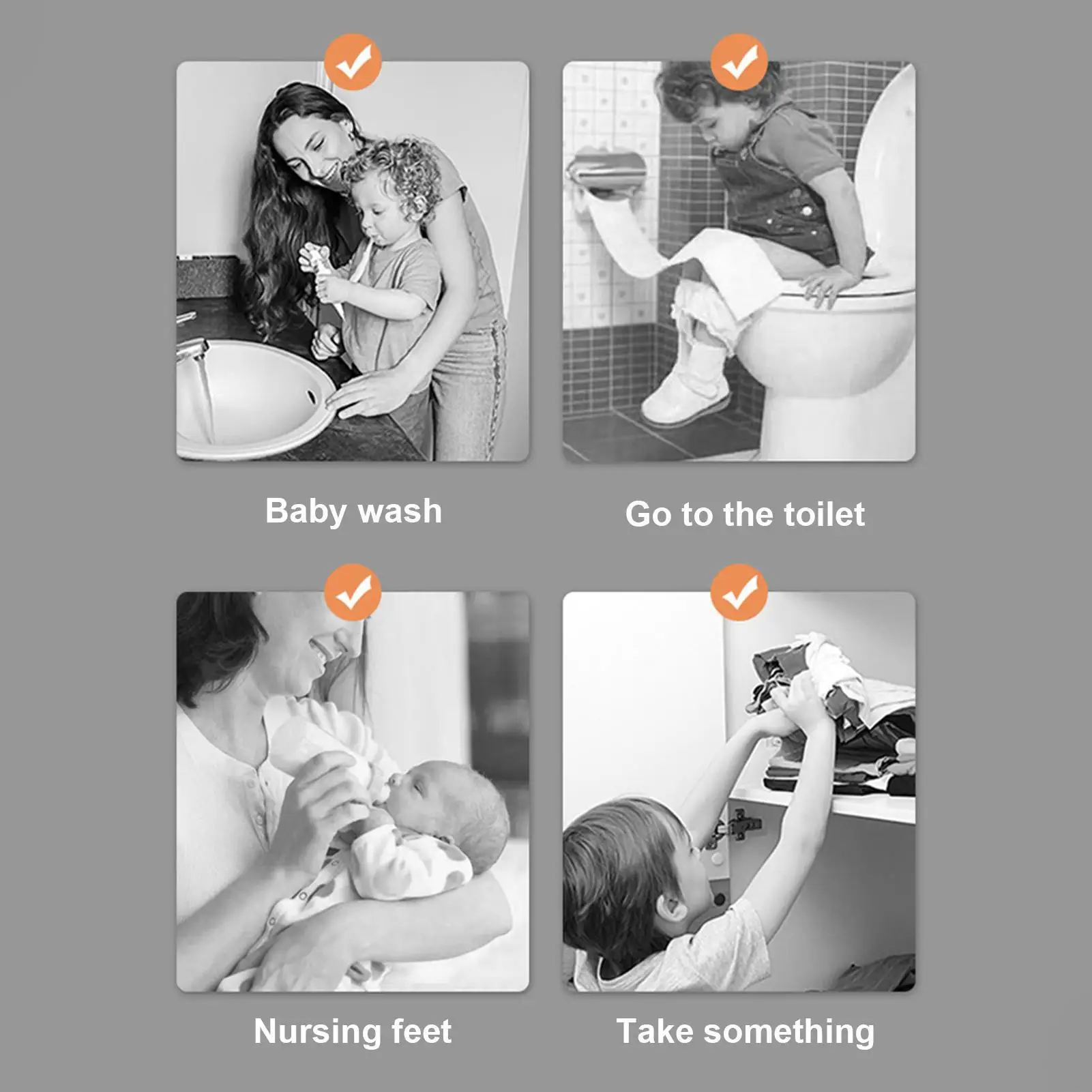 Poop Stool Potty Step Stool Non-slip Bathroom Stool Ergonomic and Stable Squatting Stools Heavy Duty Potty Stool for Adults