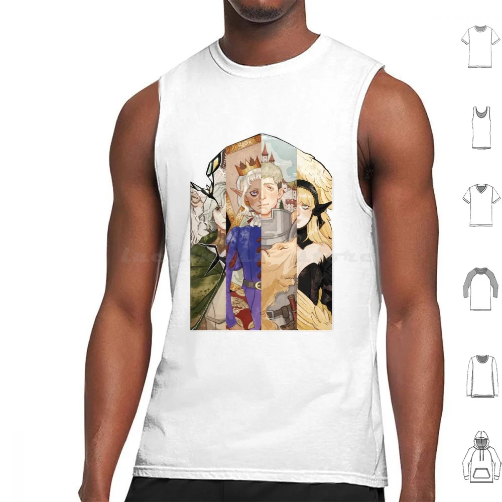 Delicious In Art Tank Tops Vest Sleeveless Meshi Delicious In Anime Manga Meshi Manga Meshi Anime Itzusumi Catgirl Marcille