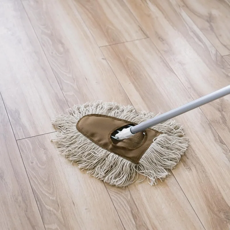 Nylon Dry Mop - Removes Dust and Dirt from Surfaces and Hard to Reach Areas (Complete Mop)