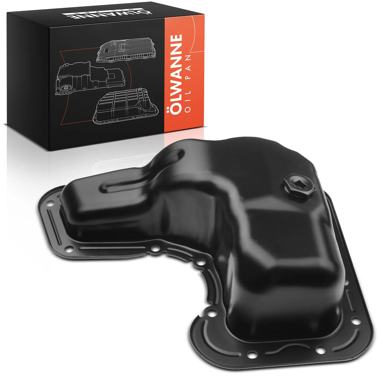 Frankberg 1x Oliebak motoroliebak voor Citroën C-Elysee C1 II C3 II III C4 Peugeot 108 208 I 308 II 2008 I 9675431880