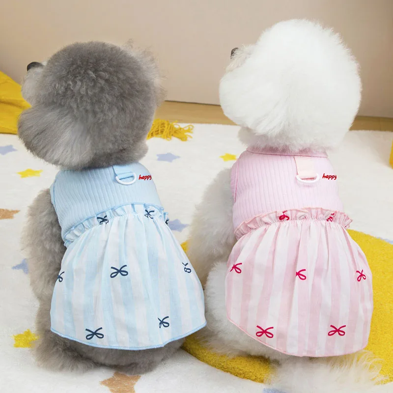 

Dog Clothes Spring Summer Pink Girls Hoodie Dress For Small Dogs Dachshund Shih Tzu Yorkie Puppy Skirt Clothing Pet Dresses XXL