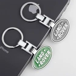 1pc 3D Metal Car Keychain Key Chain Ring Car Key Holder Accessories tools For Land Rover Discovery Range Rover Evpque Defender