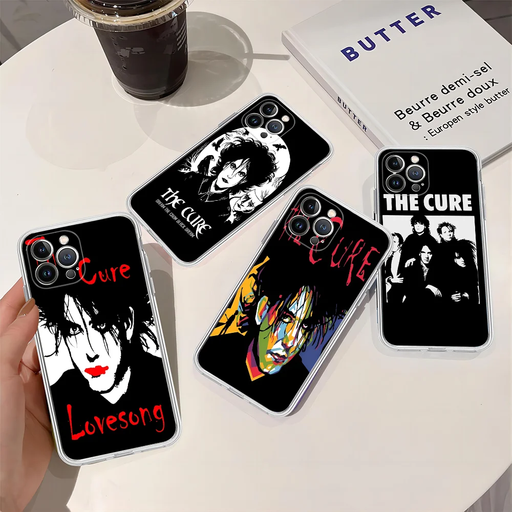 The C-Cure Robert Smith Phone Case Silicone Soft For Iphone 16 15 14 13 12 11 Pro Mini XS MAX Plus X Cover