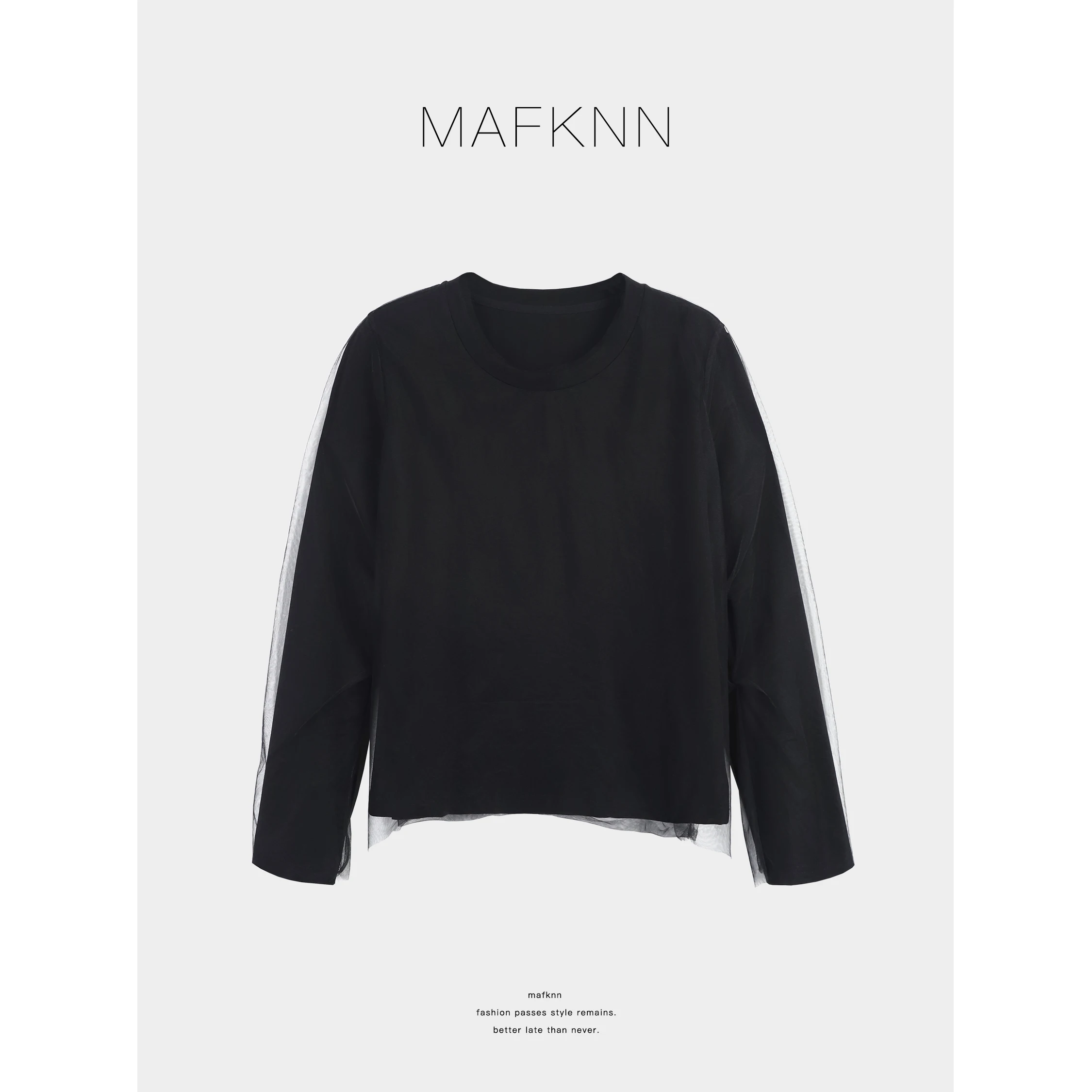 

JoJo Private Collection High ammage Lyocell Double Layer Me Slimming Long Sve T-irt Top Large Size Women's Casual Wear