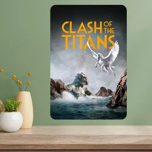 Clash of the Titans Classic Movie Metal Poster Sign