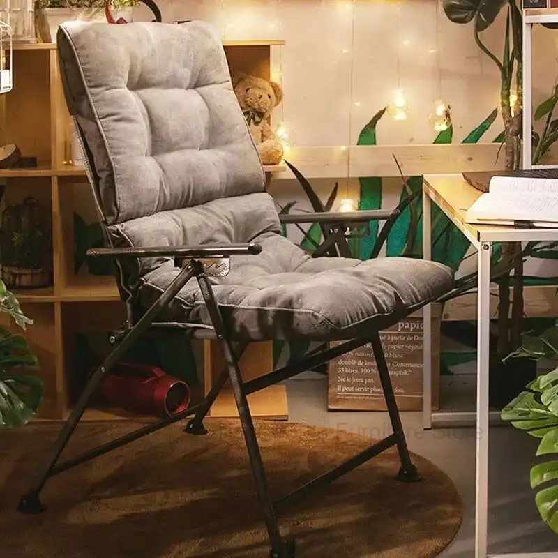 

Floor Living Room Chair Armchair Office Gaming Folding Nordic Modern Relax Lounge Chair Comfy Chaises De Salon Indoor Furnitures