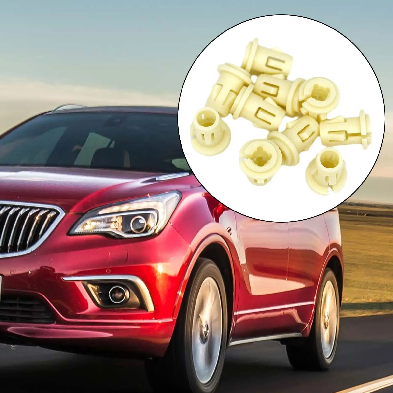 

10x Car Fog Light Grommet Clips Part Number 11570830 Accessories Replacement