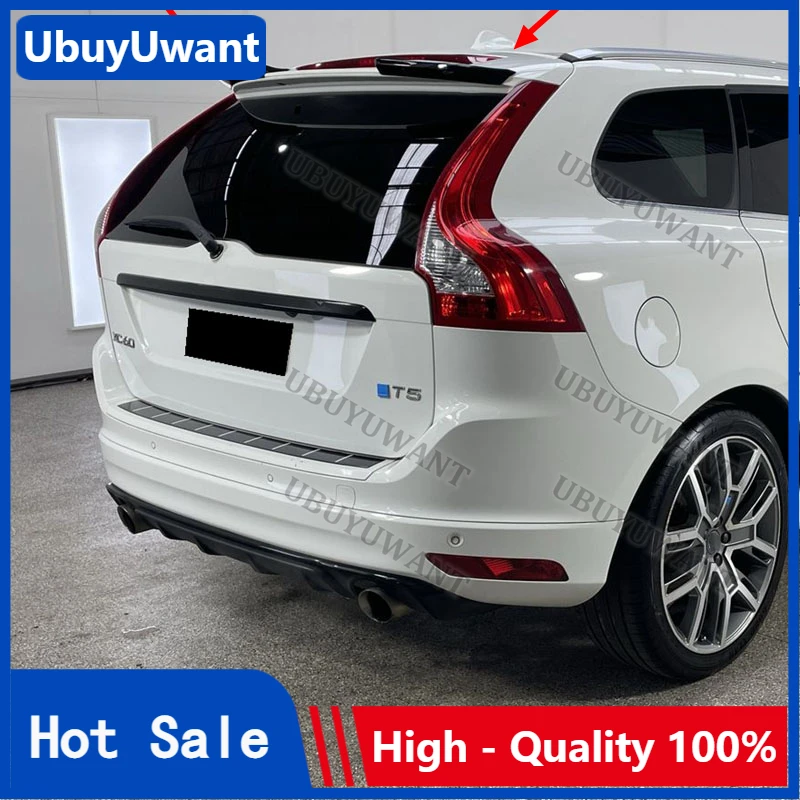 

For Volvo North Star Tail V60 XC60 V40 ABS Material Car Rear Wing Primer Color Rear Spoiler