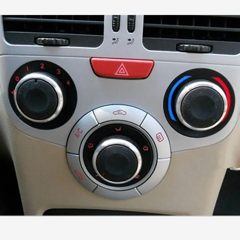 Car styling Air Conditioning control Switch AC Knob car accessories case for Chery Fulwin 2 A1 QQ3 QQ6