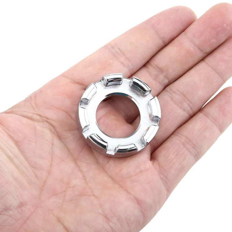 8-Hole Spokes Spoke Wrench With Chain Cutter Compact Y-Wrench Tool For Bicycle Wheel Maintenance Bicycle Wheel Wrench