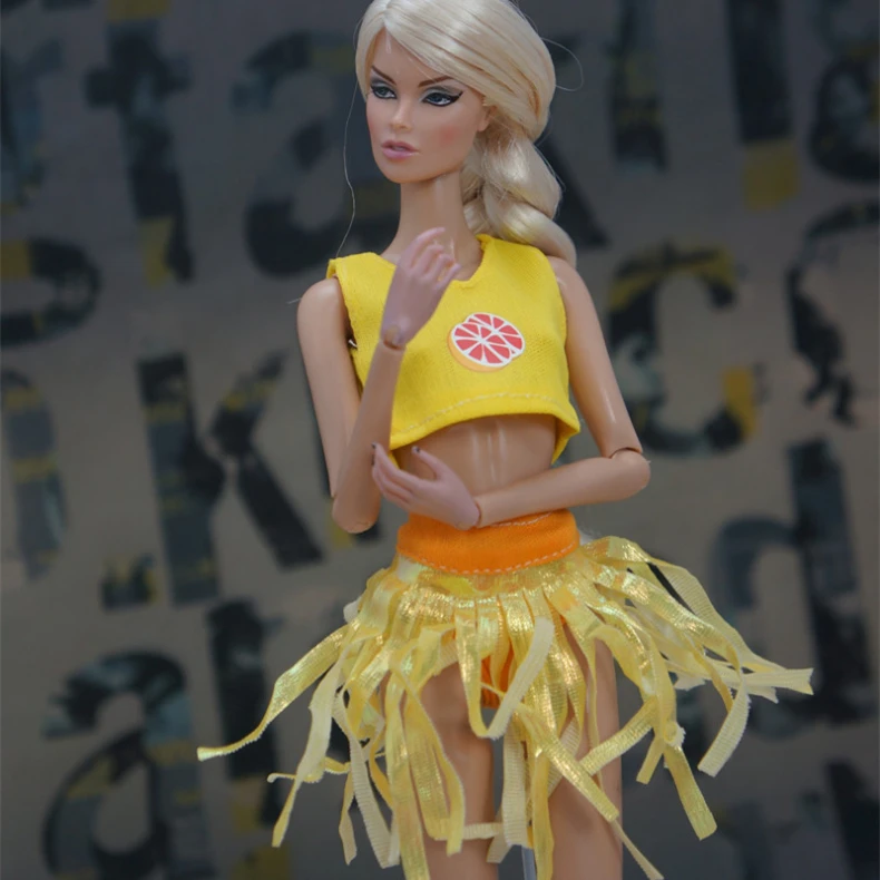 12 Zoll 30 cm Puppenkleidung, handgefertigt, lässiger Stil, Puppen-Outfit, geeignet für BJD-Puppen, modisches Kostüm-Set, Kawaii, Hauspuppe, DIY-Spielzeug – Detail 10