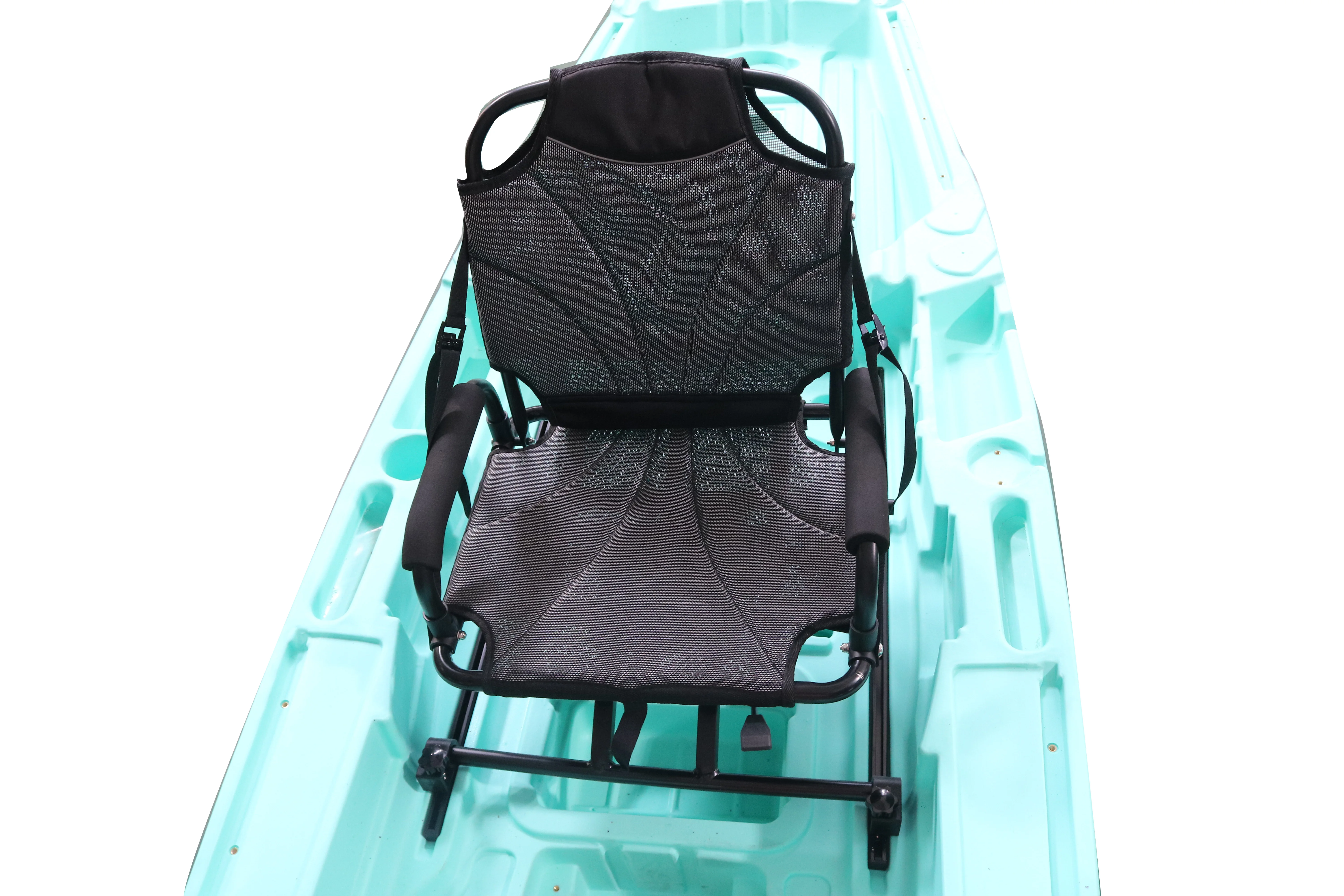 Новинка 2025 года, аксессуары для каяков, роскошное кресло для каяка с рамой, вращающееся на 360 градусов сиденье для каноэ и рыбалки с подлокотником и замком, сиденье для каяка