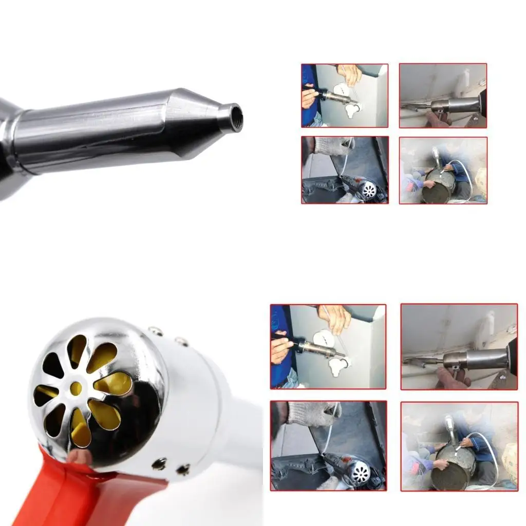 

652F High Quality Plastic Welding Torch Machine Adjustable Heat Air Tool Welder Stainless Steel Welding Nozzle Torch