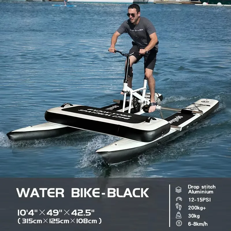 Direct Sale Aqua Bike With Accessories Inflatable Water Sea Bike Inflatable Water Bike For Sale