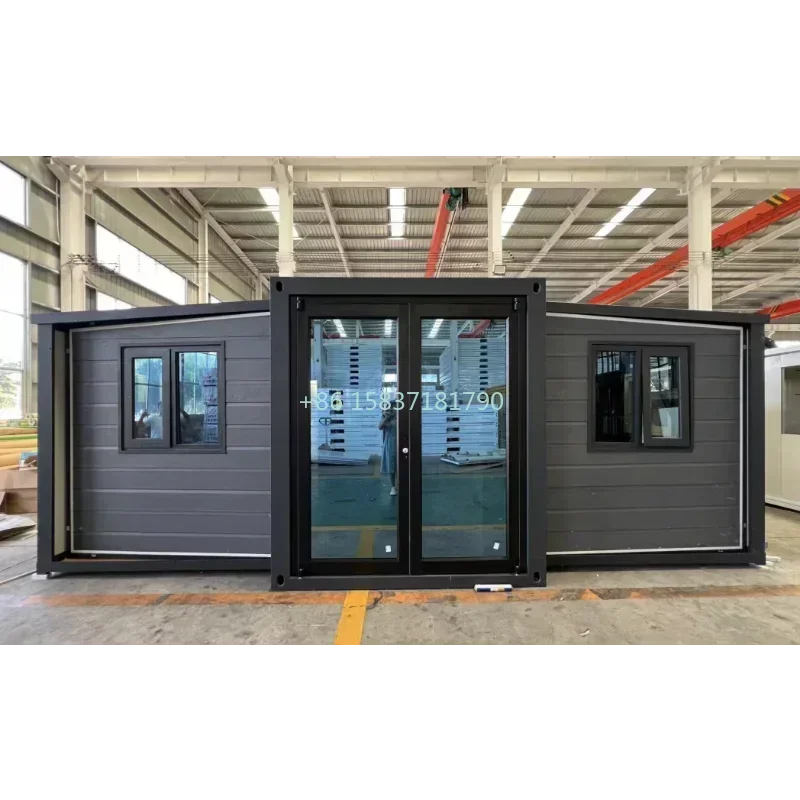 China Modern Style Expandable Folding Container House Luxury Living Prefabricated Tiny Home House Container with 2 3 Bedrooms