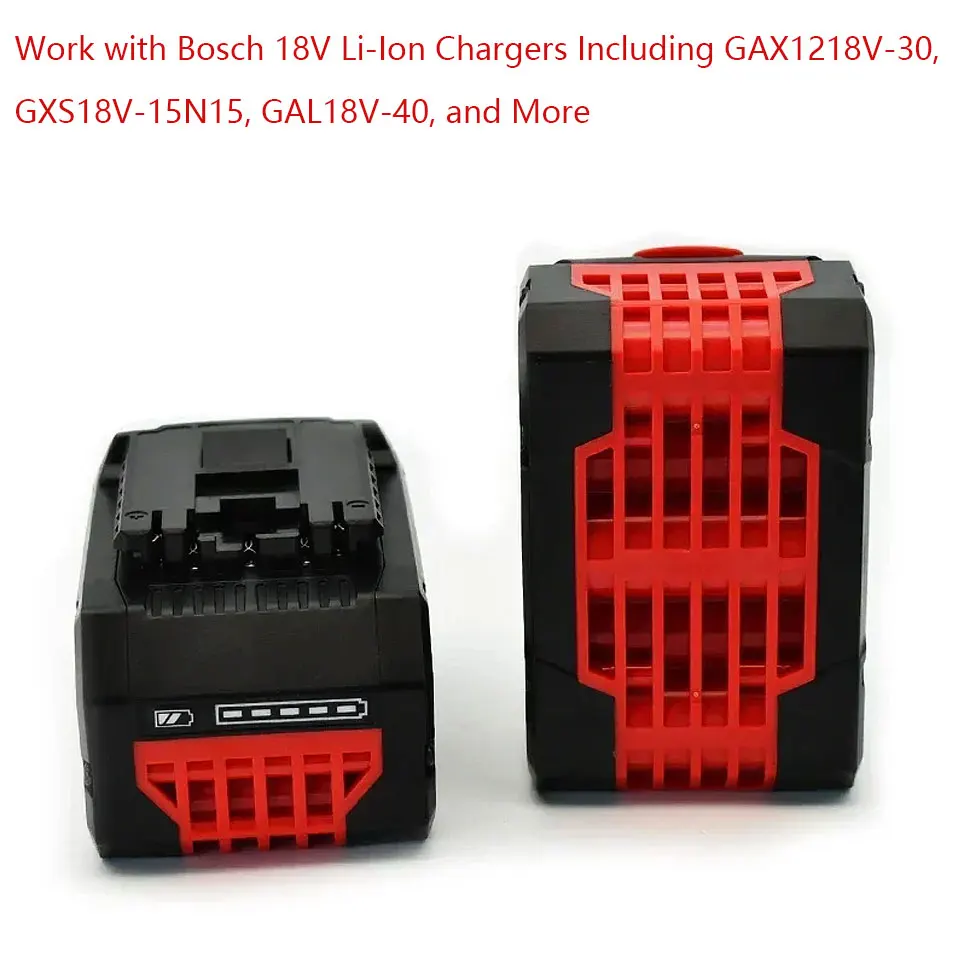 Original 18V 10.0Ah Lithium-Ion Battery Pack GBA18V80 for Bosch 18Volt MAX Cordless Power Tool Drills（21700 built in battery ）