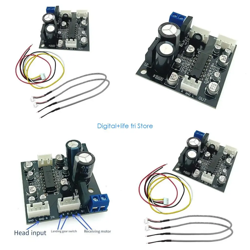 E06D TA7668 Tape Drive Preamplifier Amplifier Tape Deck Board Head Preamp Sound Recorder Board Radio Accessories