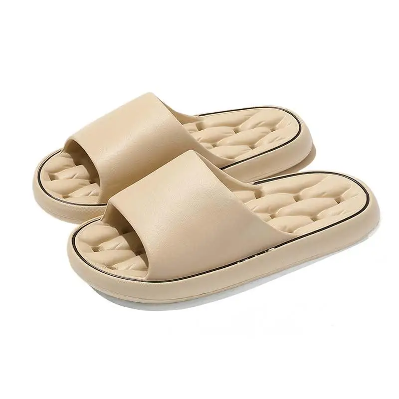 Unisex EVA Summer Slippers Ultra-Lightweight Couples Indoor Slides with Massage Nodes for Home Runs Small Recommend Size Up