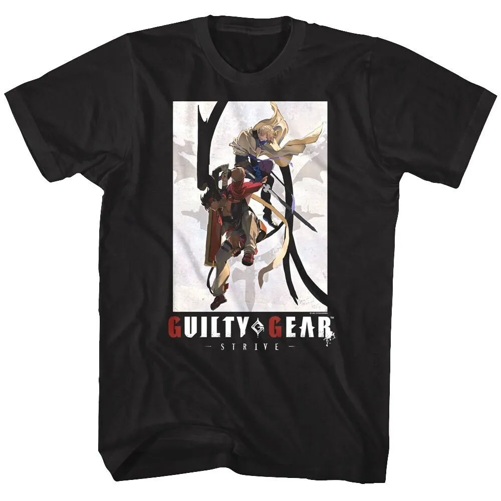 Guilty Gear T Shirt Strive Sol v Sin Fight Adult