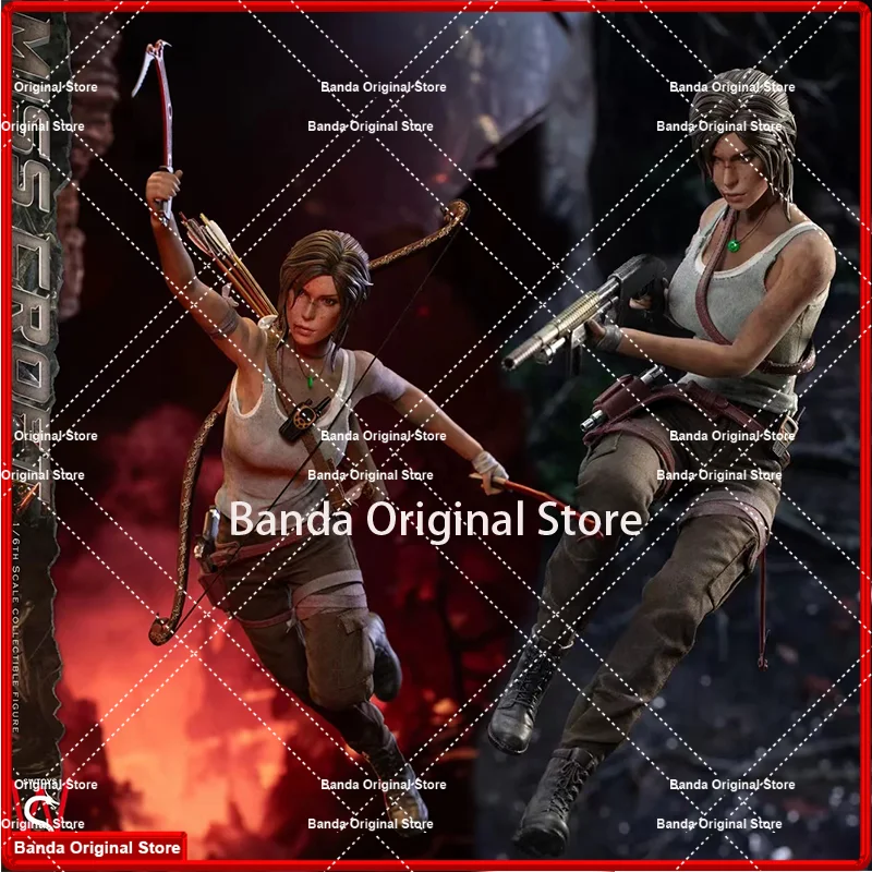 100% In Stock Original Swtoys Fs061 1/6 Lara Croft MISS CROFT Tomb Raider Anime Action Collection Figures Model Toys