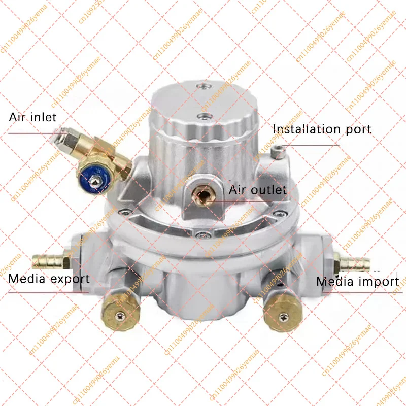 Pneumatic Ink Transfer Pump BML5 | Aluminum Alloy AODD Pump Anti-Corrosion Printing Machine Parts