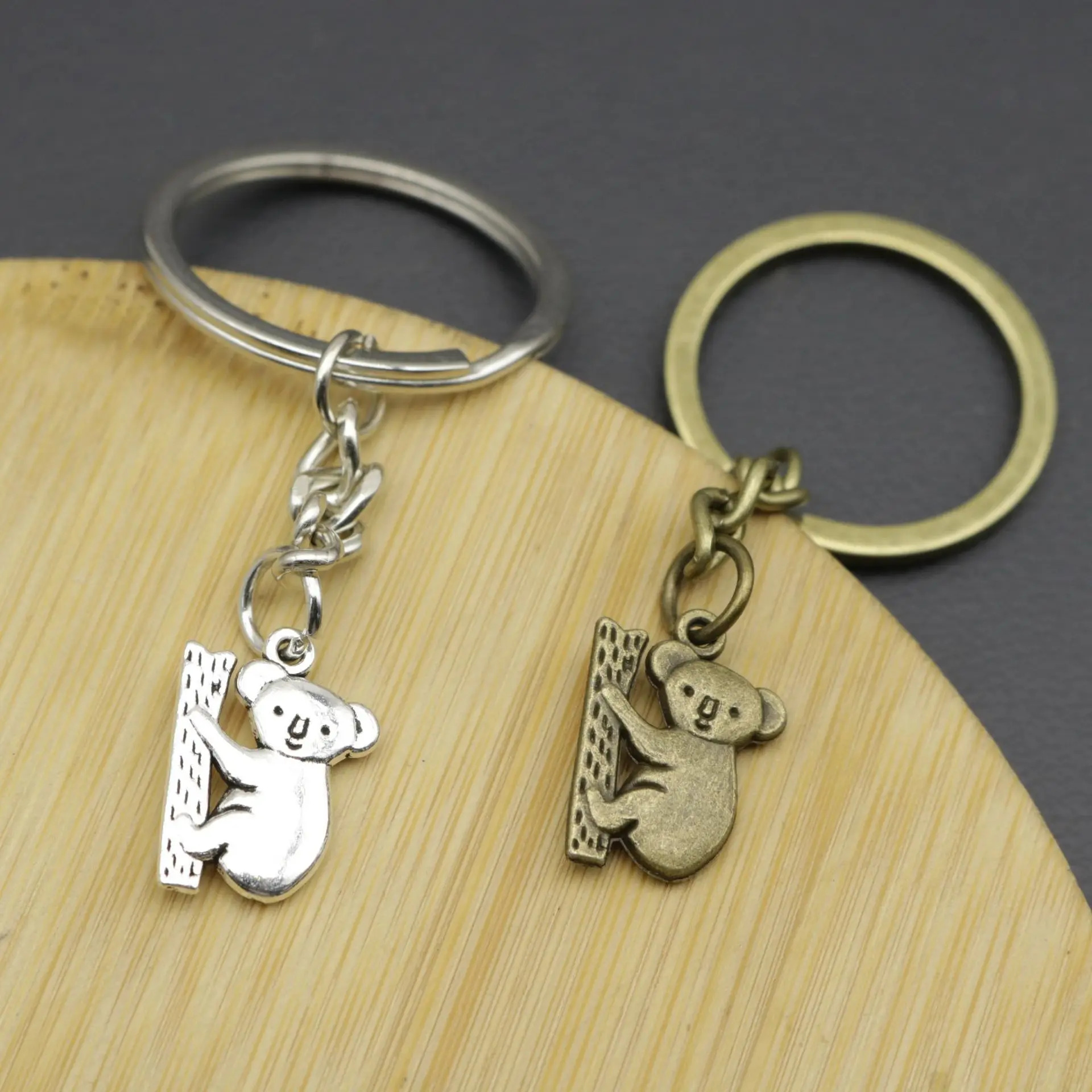 australia keychain Koala Animal Keyring Pendant Women Man Jewelry Accessories Gift