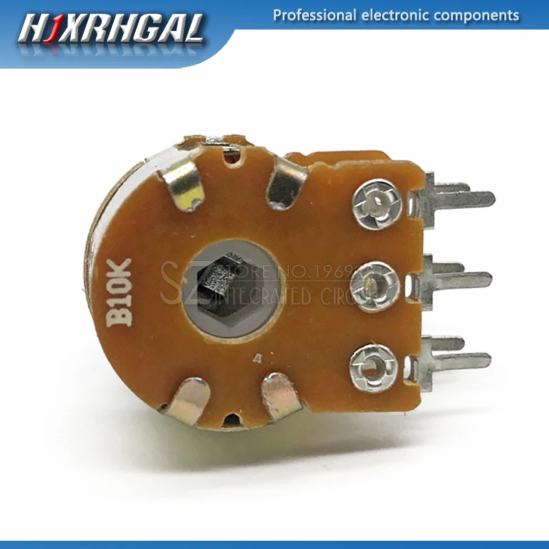 5pcs B1K B2K B5K B10K B20K B50K B100K B500K B1M 6Pin Shaft WH148 Potentiometer 1K 2K 5K 10K 20K 50K 100K 500K 1M hjxrhgal